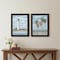 Homeroots Set Of Two Cape May Lighthouse And Palm Trees Black Framed Wall Art, 2PK 568580 - alternate 4