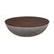 Homeroots 48" Brown And Gray Solid Wood And Concrete Round Coffee Table 520639 - alternate 1
