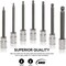 Neiko 0.375 in Dr. Extra-Long Ball-End Hex-Bit Socket Set, SAE Sockets 10244A - alternate 4