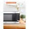 Commercial Chef Countertop Microwave, 1.1 Cubic Feet, Black With Stainless Steel Trim CHCM11100SSB - alternate 4