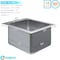 Amgood Stainless Steel 1 Compartment Drop-In Sink. Bowl 14 in. x 16 in. x 10 in. No Faucet SINK DIS S1C-141610-NF-Z - alternate 2