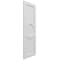 Ekena Millwork True Fit PVC Center Circle Arts & Crafts Fixed Mount Shutters, White, 12W x 48H, PR TFP001AC12X048WH - alternate 6