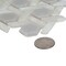 Apollo Tile Cotton White 11.7 in x 11.9 in Glass Glossy Floor and Wall Mosaic Tile 9.67 sqft/case, 10PK APLAHX8820A - alternate 2