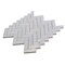 Apollo Tile 12x13 Bianco Carrara Marble Polished Floor and Wall Mosaic Tile 5.29 sqft/case, 5PK APLKB88H05PA - alternate 3