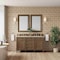 James Martin Vanities Brittany 60" Double Vanity, Saddle Brown, w/ 3 CM Tajnar Eclos Top 650-V60D-SBR-3TJR - alternate 3