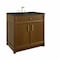 James Martin Vanities Bellshire 36" Single Vanity, Honey Oak w/ 3 CM Phantome Eclos Top 660-V36-HNO-3PHT - alternate 4