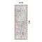 World Rug Gallery Vintage Inspired Machine Washable Non Slip Runner Rug 2 ft 6 in x 10 ft Olive 6029OLIVE2X10 - alternate 4