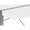 Homeroots 49" White and Gray Computer Desk 489983 - alternate 5