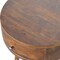 Homeroots 22" Brown Solid Wood Round One Drawer Nightstand 651745 - alternate 6