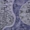 Homeroots 5' X 8' Navy Blue Gray And Green Floral Medallion Washable Indoor Outdoor Area Rug 603180 - alternate 5