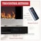 Northwest 36in Wall Mounted Electric Fireplace Heater w/ Remote Control Adjustable LED Flame Brightness & Heat 80-EF421S - alternate 5
