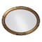 Homeroots 33" Gold Oval Framed Accent Mirror 383720 - alternate 2
