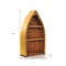 Homeroots 34" Wood Three Tier Boat Bookcase 364297 - alternate 4