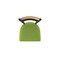 Holland Bar Stool Co Eleanor 36in Swivel Extra Tall Bar Stool, Black Wrinkle Finish, Medium Back, Canter Kiwi Green Seat 880 - alternate 6
