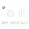 Sealmaster Insert Bearing, ER-16, 1 in Bore, 2 3/64 in OD, 0.75 in Outer Ring Wd, Retaining Ring, Set Screws ER-16 - alternate 2