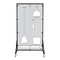 5S Supplies Housekeeping Shadow Board Broom Station V4, Gray / White Shadows, No Broom, No Text HSB-V4-GRAY/WHITE-BO-NO TEXT - alternate 1