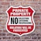 Signmission Private Property Shield Sign No Soliciti, 6 Inch X 6 Inch, Plastic Sign SHI-P-6-452 - alternate 4
