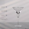 Dinewares 4 Piece Premium Clear Stem Crystal Martini Glasses with Gold Rim and Diamond-like QI004760.SI.4 - alternate 3
