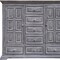 Homeroots 64" Gray Solid Wood Seven Drawer Gentlemans Chest 524581 - alternate 3
