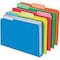 Pendaflex FOLDER, LTR, DBLSTF, 50, AST, 50PK 54460 - alternate 2