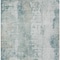 Homeroots 9' X 12' Turquoise And Ivory Abstract Washable Indoor Outdoor Area Rug 616206 - alternate 4