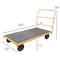 Pro-Series 5 ft. Platform Cart with 750 lbs Capacity PFCKD5 - alternate 2