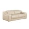 Homeroots 76in Beige and Silver Italian Leather Power Reclining Loveseat 633750 - alternate 8