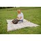 Picnic Time Family Of Brands Montecito Picnic Blanket with Harness, Beige Gingham 639-00-298-000-0 - alternate 5