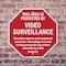 Signmission This Area Is Protected by Video Sur, 6 Inch X 6 Inch, Plastic Sign OC-P-6-316 - alternate 5