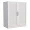 Homeroots 31in White Wood Accent Cabinet With Two Doors 691113 - alternate 1