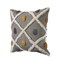 Homeroots Set of Two Black and Yellow Striped Cotton Throw Pillows With Fringe, 2PK 554603 - alternate 3