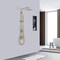 Kibi Circular Pressure Balanced 2-Function Shower Column, Rough In Valve KSC403BB - alternate 3
