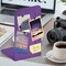 Acrimet Steel Metal Bookends for Shelves, Heavy Duty, for Large books, Purple, 2PK 292.4 - alternate 4