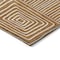 Homeroots 8' Copper And Ivory Round Geometric Washable Indoor Outdoor Area Rug 600776 - alternate 4