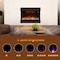 Edendirect 36 in. 5120BTU Wall Mount Electric Fireplace, 750W/1500W, Heat 400 sq. ft, Blower Hea ZR-TS36ZS - alternate 5