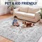 Jonathan Y Arabella Vintage Floral Border Non-Slip Machine-Washable Ivory/Gray 3 ft. x 5 ft. Area Rug VOR107F-3 - alternate 6