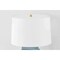 Hudson Valley Lighting Sarai 19 in. Table Lamp Aged Brass/Ceramic Moonstone Granite L3229-AGB/CMT - alternate 3