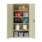 Hirsh Storage Cabinet, 72 in H, 36 in W, 18 in D, Recessed Twist, Keyed, Putty, 4 Shelves 22004 - alternate 10