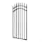 Nuvo Iron 33in Wx68in H Tiger Eye Gate Arched Rails, Self Close Hardware w/Double Side Handle 36in W Openings,  ITGA3368 - alternate 5