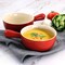 Crock-Pot Crock Pot 2 Piece Stoneware 22oz Soup Bowl Set with Long Handle in Gradient Red 97093.02 - alternate 3