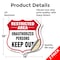 Signmission Restricted Area Shield Sign Unauthorized, 18 inch X 18 inch, Vinyl Decal, 2PK SHI-D-2PACK-18-457 - alternate 3
