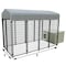 K9 Kennel Store 4ft X 8ft Value Kennel and Cube Dog House Combo Basic BVL4X8CUBCM - alternate 1