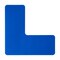 Brady ToughStripe Max Floor Marking Corner L-Shape 2 in W x 5 in H Blue, 20PK 177061 - alternate 1