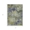 Homeroots 5' X 8' Purple Olive Green And Taupe Abstract Washable Indoor Outdoor Area Rug 630742 - alternate 4