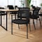 Flash Furniture HERCULES Commercial Black Mesh Stackable Side Chair with Arms and Powder Coated Black Steel Frame HL-0010W-BK-GG - alternate 6