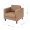 Flash Furniture HERCULES Artemis 3 Piece Cognac LeatherSoft Sofa and 2 Chair Set, 8 AC Outlets/4 USB/4 USB-C Ports ZB-8921-SET3-COGNAC-GG - alternate 2