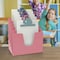 Acrimet 5 Section Incline File Sorter Desk Organizer Rack for Office Desktop Plastic Solid Pink 225.7 - alternate 3