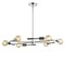 Jonathan Y Turing 28.5" Adjustable Height Metal LED Chandelier, Chrome JYL7458A - alternate 9