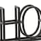 Homeroots 11" Black Metal Home Tabletop Sign 635391 - alternate 4