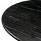 Homeroots 48" Black and Brown Marble and Solid Wood Pedestal Base Round Top Dining Table 572218 - alternate 3